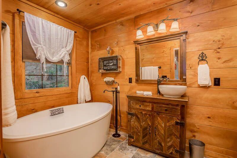 The Buckhorn By Stony Brook Cabins Гетлинбург Екстериор снимка